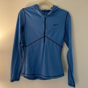 Nike hooded quarter zip